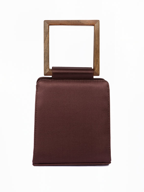 Amaryllis Brown Satin