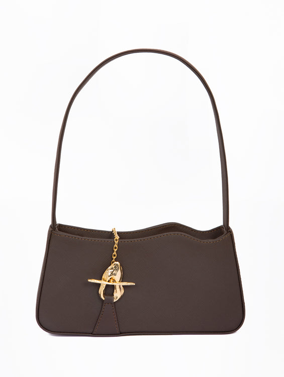 Aphrodite 2 Brown Saffiano