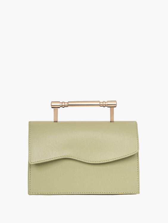 Vegan, plant based luxury handbag with top handle