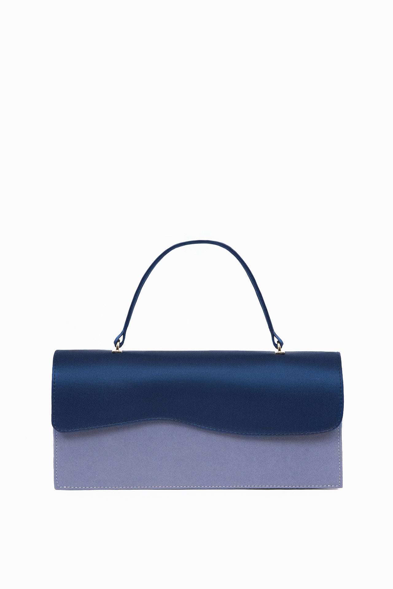 Daphne Blue and Blue Satin