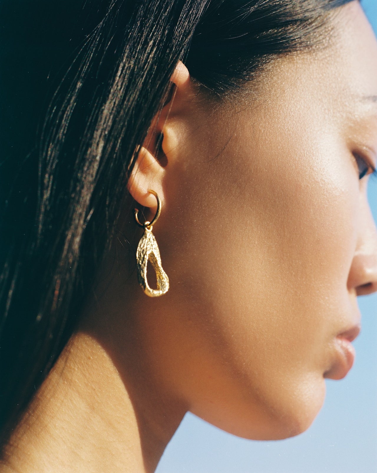Shell Earrings Gold