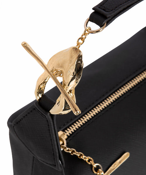 Irene Black Saffiano
