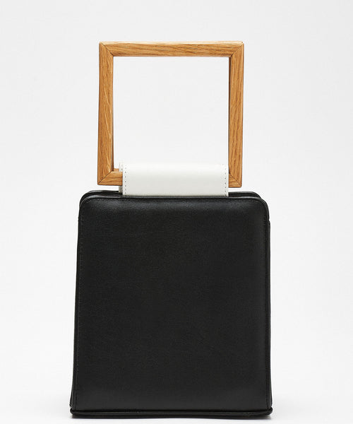 Black And White vegan bag