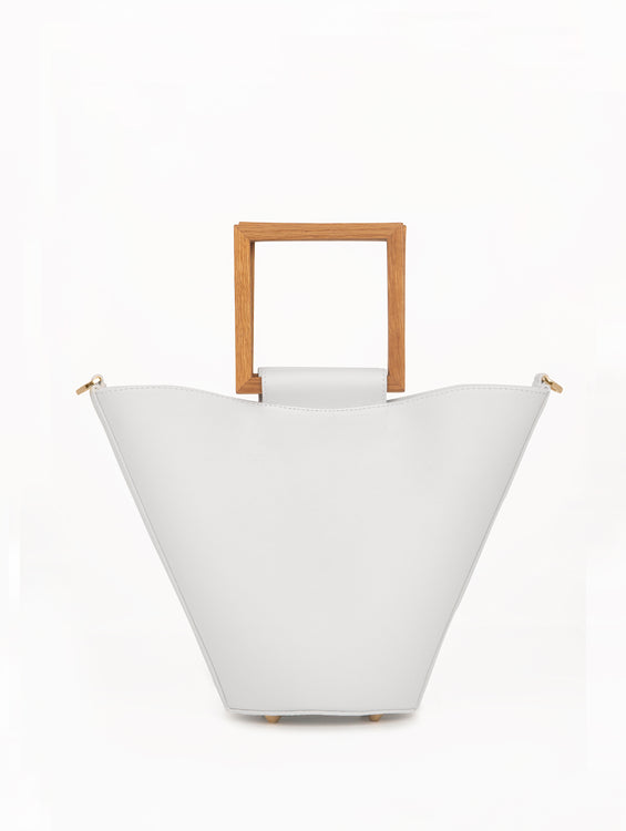 Anemone White Saffiano