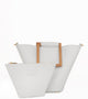 Anemone White Saffiano