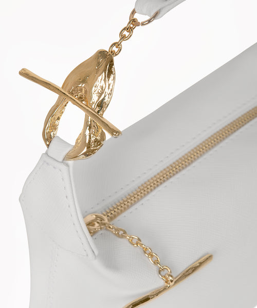 Irene White Saffiano