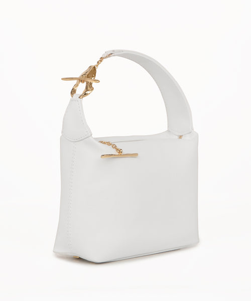 Irene White Saffiano
