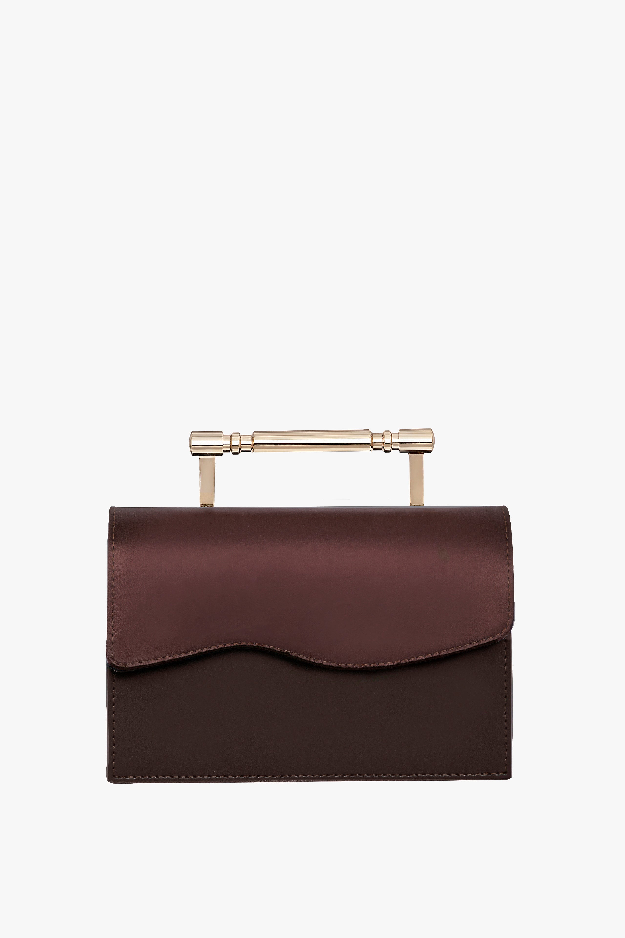 Iris Brown and Brown Satin