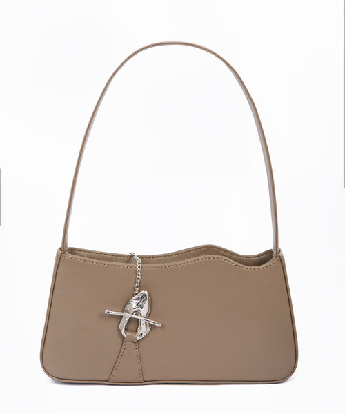 Aphrodite 2 Taupe and Silver