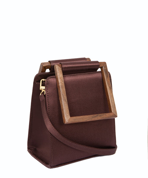 Amaryllis Brown Satin