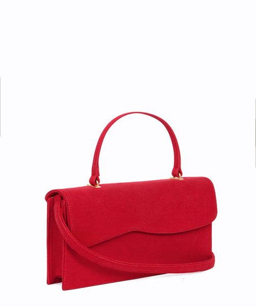 Daphne Red Suede