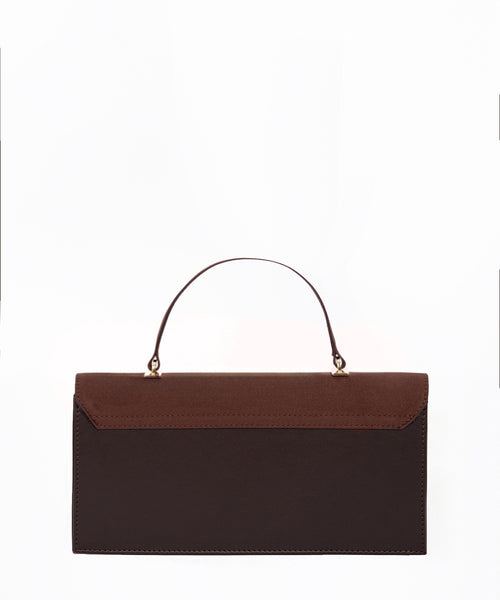 Daphne Brown and Brown Satin
