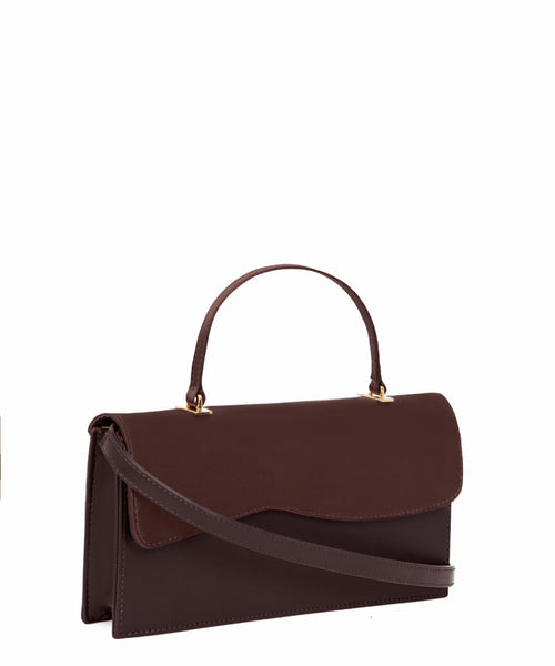 Daphne Brown and Brown Satin