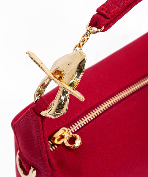 Irene Red Suede