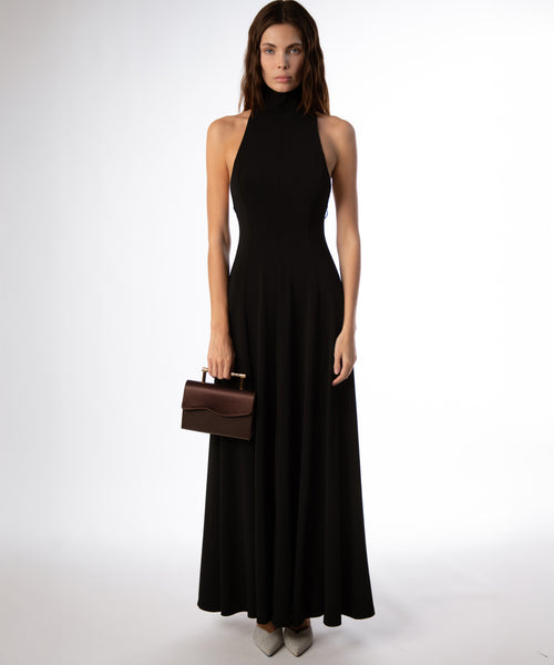 Iris Brown and Brown Satin