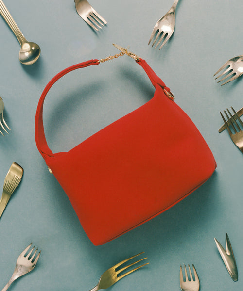 Irene Red Suede