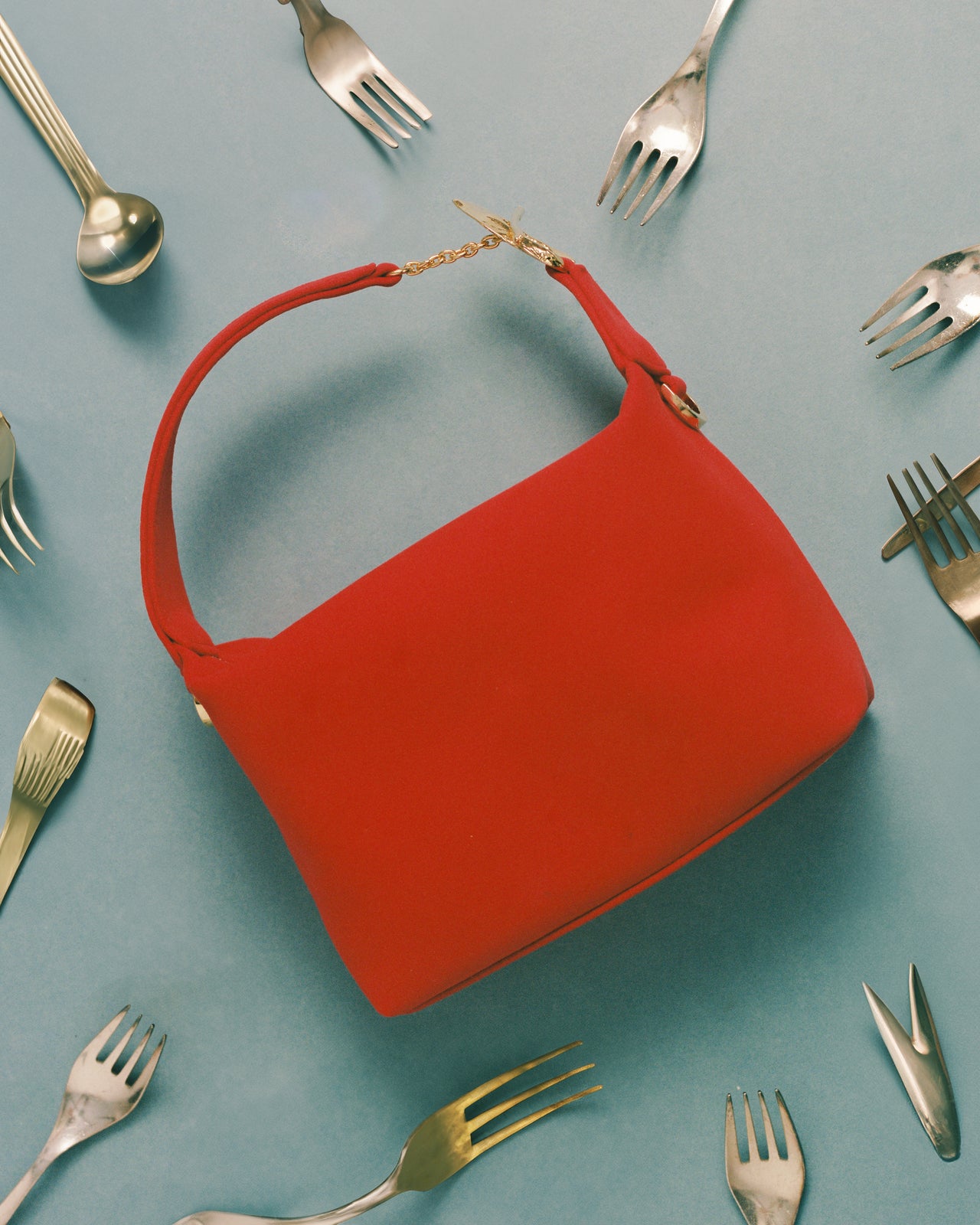 Irene Red Suede