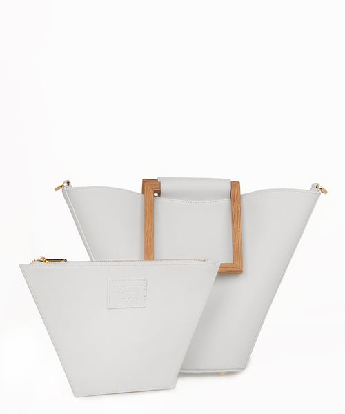 Anemone White Saffiano